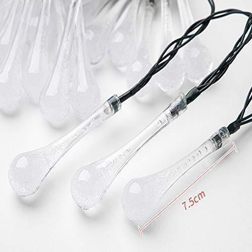 ALiLa Waterdrop Led String Lights for Home Lawn Garden Indoor Outdoor Decoration, 3.5Meter - ALiLA
