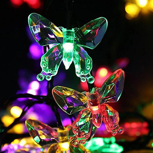 ALiLa Butterfly LED String Light for Home office balcony garden window curtain decoration, Multicolor/3.5 meter - ALiLA