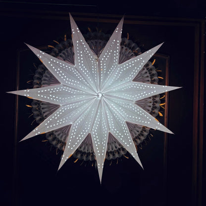 Lantern ALiLA ALiLa Star Lantern Kandil For Diwali Christmas Balcony, Akash Hanging Lantern For Home Living Room Xmas Festive Decor Decoration Lantern