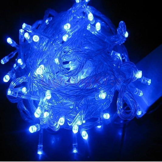 10Meter/32Feet Blue LED Fairy String Indoor Outdoor Diwali Lights for Decoration for Home Living Room Decor Christmas Patio Garden Wedding Party Decorations Light, Pack of 1 - ALiLA