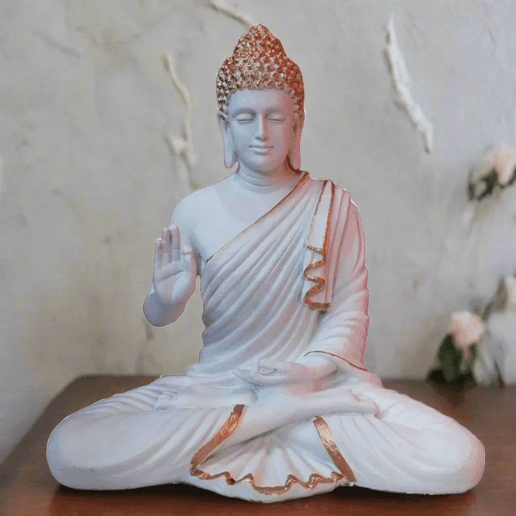 ALiLa Big Size Meditating Buddha Idol Statue Vastu Showpiece for Home Garden Living Room Decor Decoration Gift Gifting Items, 14 inches / 35cm / 1 Feet - ALiLA