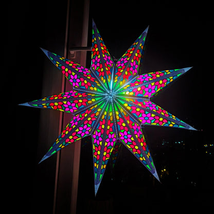 ALiLa Star Lantern Kandil For Diwali Christmas Balcony, Akash Hanging Lantern For Home Living Room Xmas Festive Decor Decoration - ALiLA