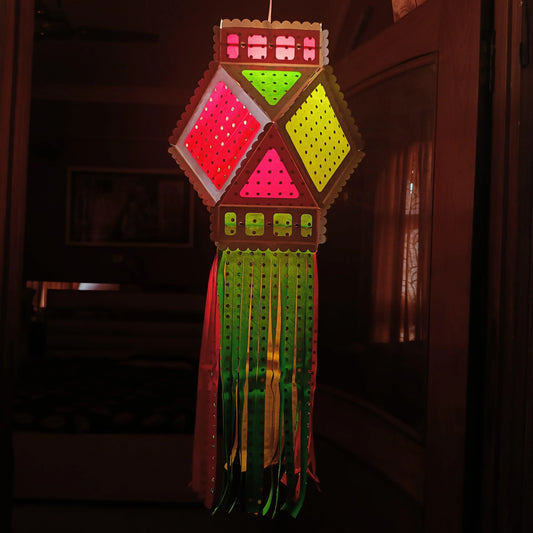ALiLa Akash Kandil For Diwali Balcony, Hanging Lantern For Home Living Room Festive Decor Decoration Lanterns - ALiLA