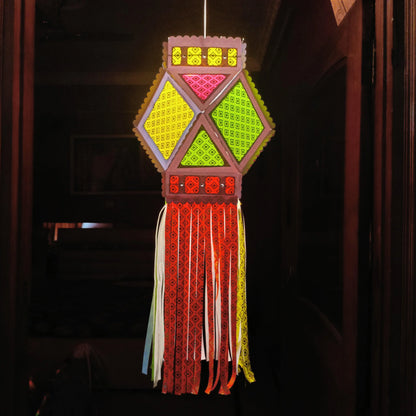 ALiLa Akash Kandil For Diwali Balcony, Hanging Lantern For Home Living Room Festive Decor Decoration Lanterns - ALiLA