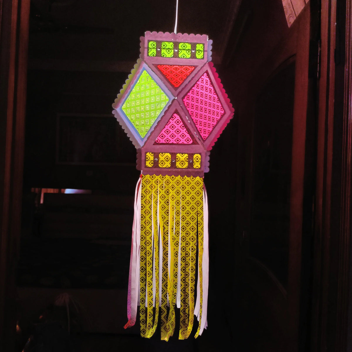 ALiLa Akash Kandil For Diwali Balcony, Hanging Lantern For Home Living Room Festive Decor Decoration Lanterns - ALiLA