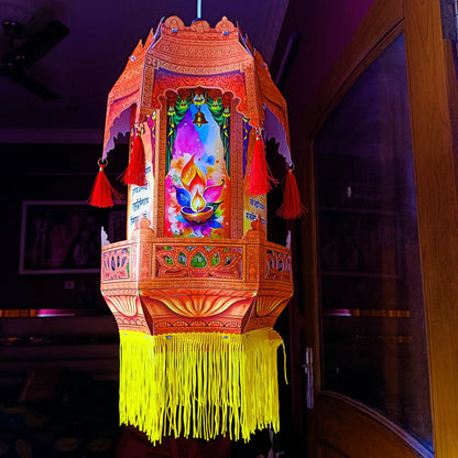 ALiLa Akash Kandil For Diwali Balcony, Hanging Lantern For Home Living Room Festive Decor Decoration Lanterns - ALiLA