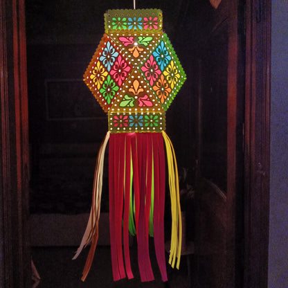 ALiLa Akash Kandil For Diwali Balcony, Hanging Lantern For Home Living Room Festive Decor Decoration Lanterns - ALiLA
