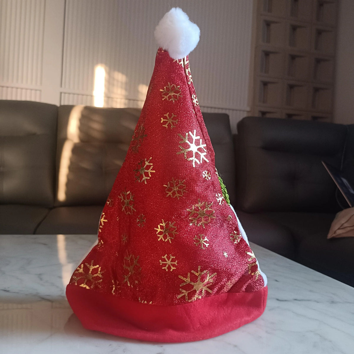 Santa Red Cap Christmas Hat for Adult & Kids Comfortable Soft Free Size Santa Clause Xmas Decorations Christmas Decor Santa Caps - ALiLA