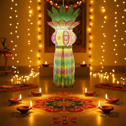 Lantern ALiLA ALiLa Akash Kandil For Diwali Balcony, Hanging Lantern For Home Living Room Festive Decor Decoration Lanterns Lantern