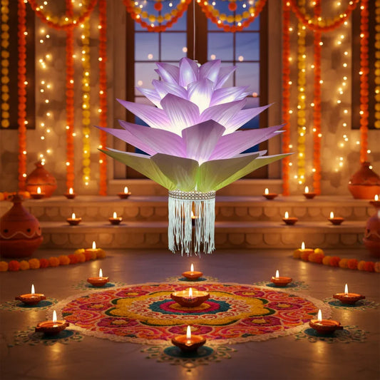Lantern ALiLA ALiLa Akash Kandil For Diwali Balcony, Hanging Lantern For Home Living Room Festive Decor Decoration Lanterns Lantern