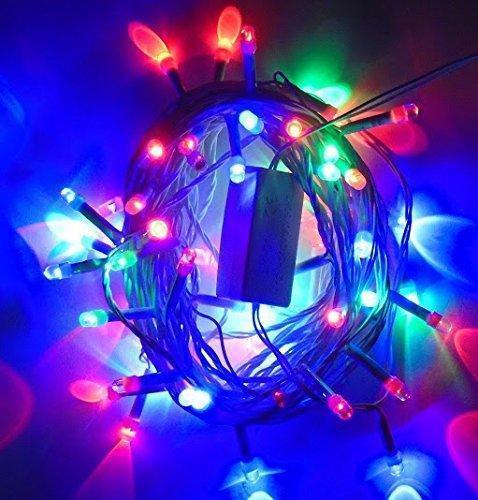 10Meter/32Feet Multicolour LED Fairy String Indoor Outdoor Diwali Lights for Decoration for Home Living Room Decor Christmas Patio Garden Wedding Party Decorations Light, Pack of 1 - ALiLA