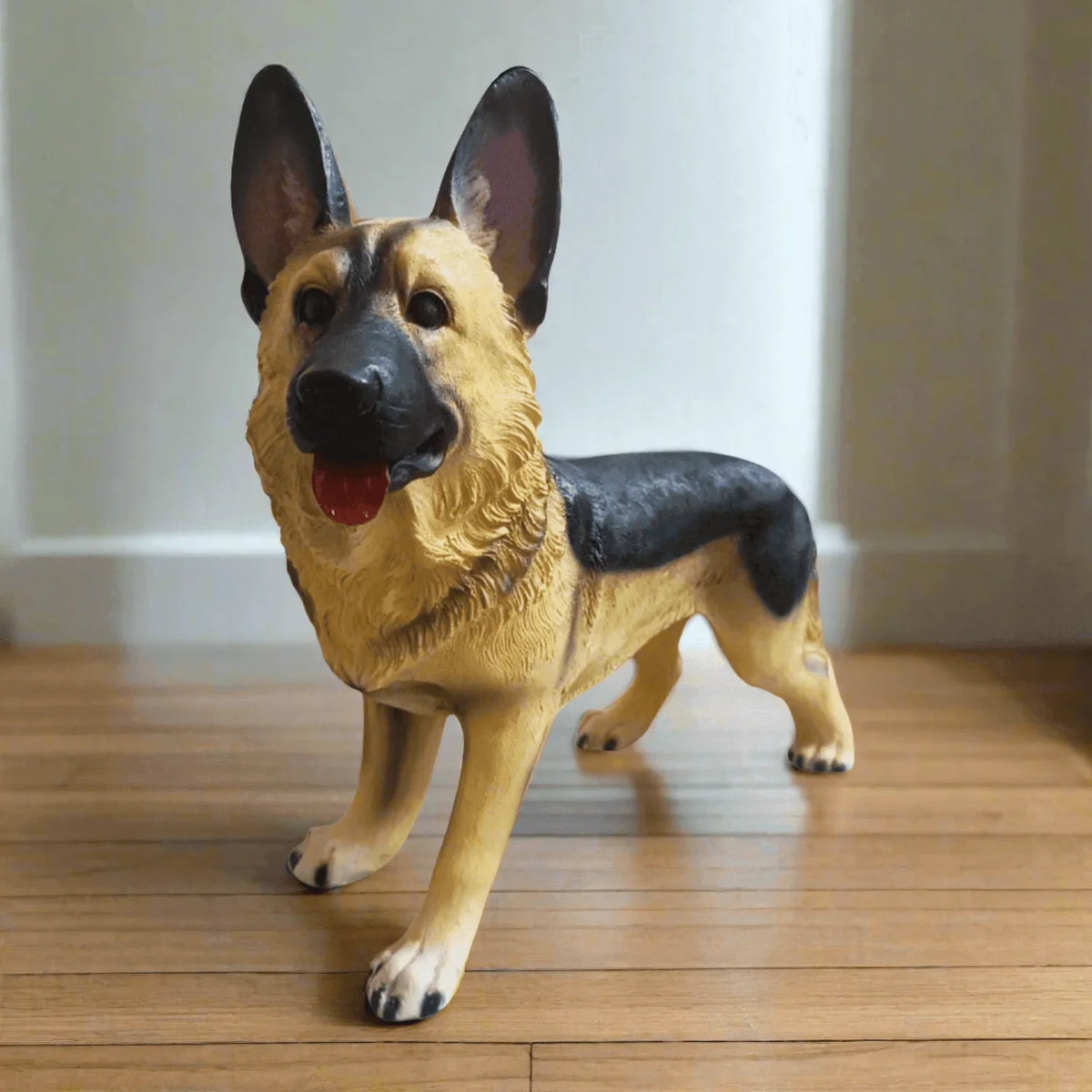 ALiLa Big Dog Realistic Showpiece Statue Figure Idol for Home Decoration Office Decor or gifting, 11 Inches Height - ALiLA