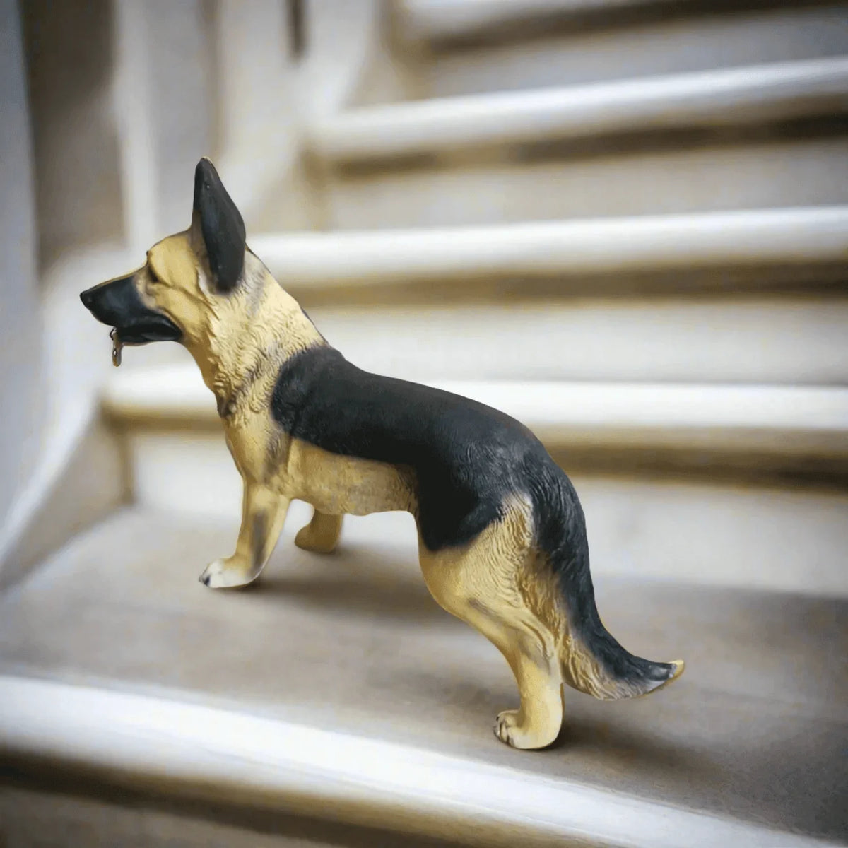 ALiLa Big Dog Realistic Showpiece Statue Figure Idol for Home Decoration Office Decor or gifting, 11 Inches Height - ALiLA