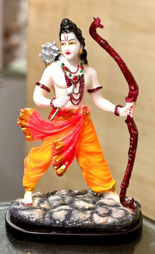 ALiLa Shri Ram Rama Adipurusha God Idol Murti Statue for Home Ram Mandir Temple Pooja, 13.5 Inch Height - ALiLA