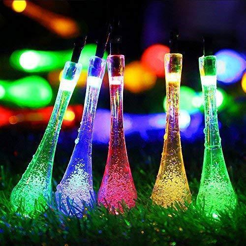 ALiLa Waterdrop Led String Lights for Home Lawn Garden Indoor Outdoor Decoration, 3.5Meter - ALiLA