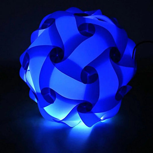 Jigsaw Puzzle Fire Ball Akash Kandil Lantern Lamp Shade kandil Jhummar for Decoration Hotels Home Diwali Light, (Self Assembly - DIY: DO IT Yourself) - ALiLA